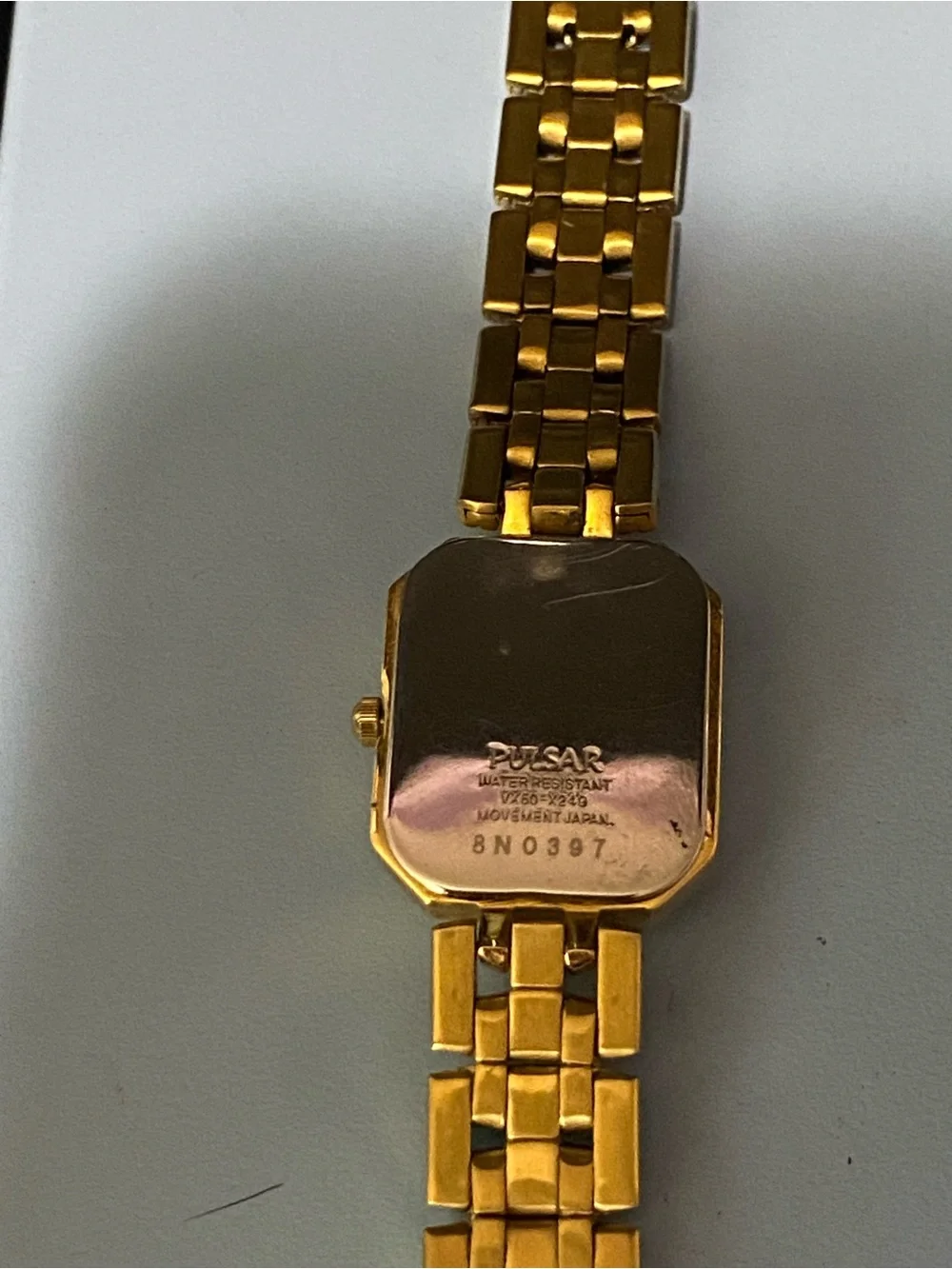 Vintage Women's Gold Pulsar Wrist Watch Retro Style  Bracelet
